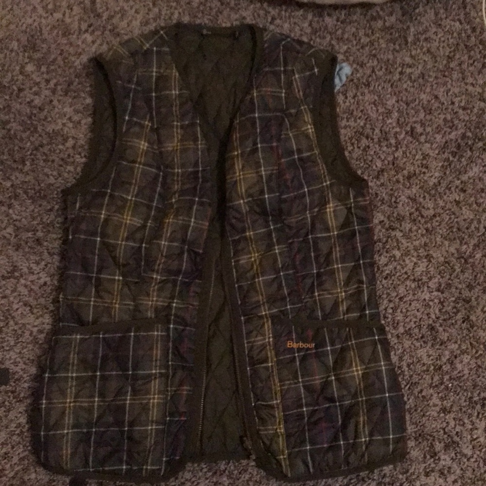 Selling a Barbour vest!